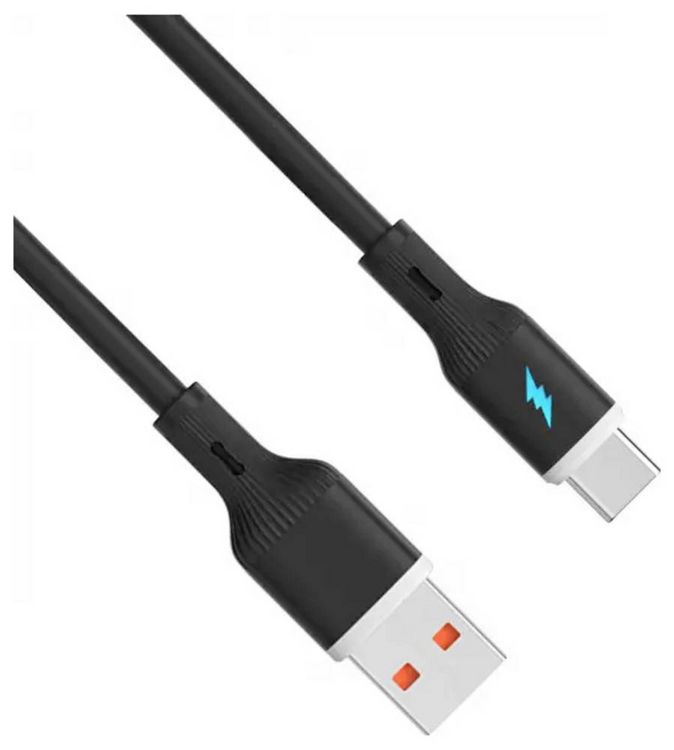 Produktbild: Akyga USB-Kabel USB-A Stecker, USB-C&reg; Stecker 1m Schwarz AK-USB-62