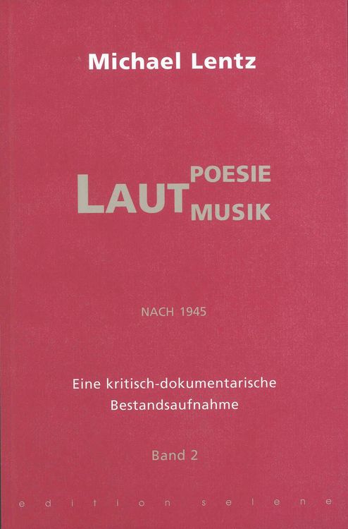 Produktbild: Lautpoesie/-musik nach 1945