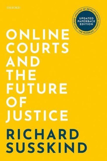 Produktbild: Online Courts and the Future of Justice