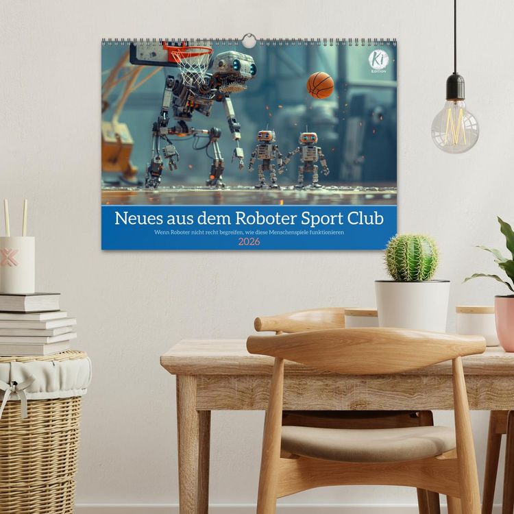 Produktbild: Neues aus dem Roboter Sport Club (Wandkalender 2026 DIN A3 quer), CALVENDO Monatskalender