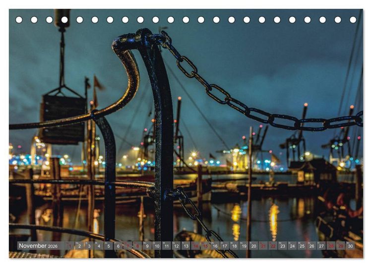 Produktbild: Hamburg City Vibes (Tischkalender 2026 DIN A5 quer), CALVENDO Monatskalender