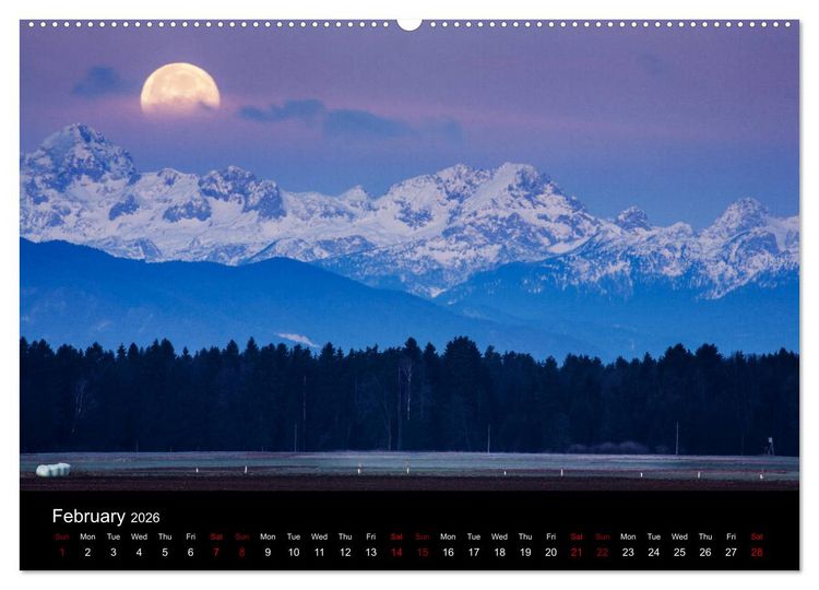 Produktbild: Mountains of Slovenia (High Quality Premium Wall Calendar 2026 DIN A2 landscape),CALVENDO 12 Month Wall Calendar