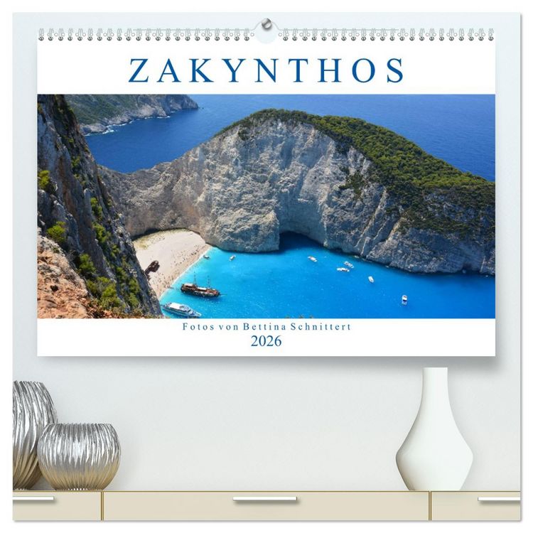 Produktbild: Zakynthos 2026 (hochwertiger Premium Wandkalender 2026 DIN A2 quer), Kunstdruck in Hochglanz