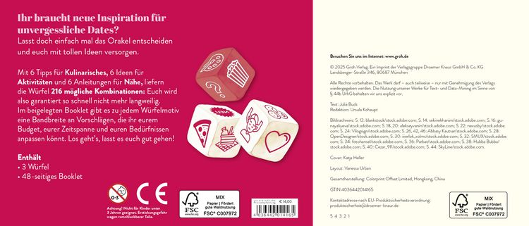 Produktbild: W&uuml;rfelorakel &ndash; Date Night