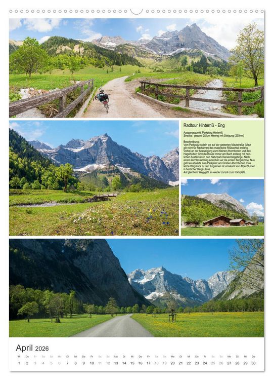 Produktbild: Radlgl&uuml;ck mit Alpenblick 2026 (hochwertiger Premium Wandkalender 2026 DIN A2 hoch), Kunstdruck in Hochglanz