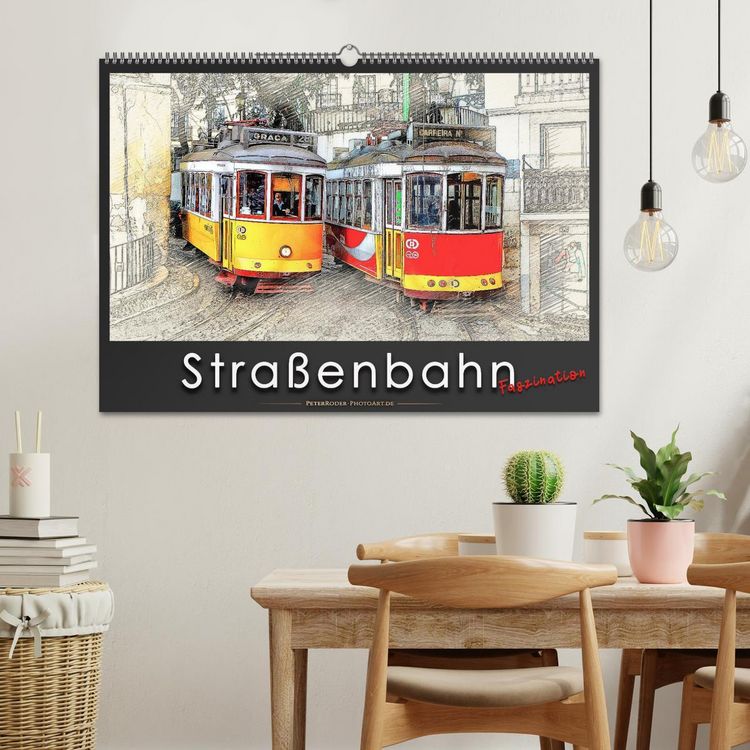 Produktbild: Stra&szlig;enbahn Faszination (Wandkalender 2026 DIN A2 quer), CALVENDO Monatskalender