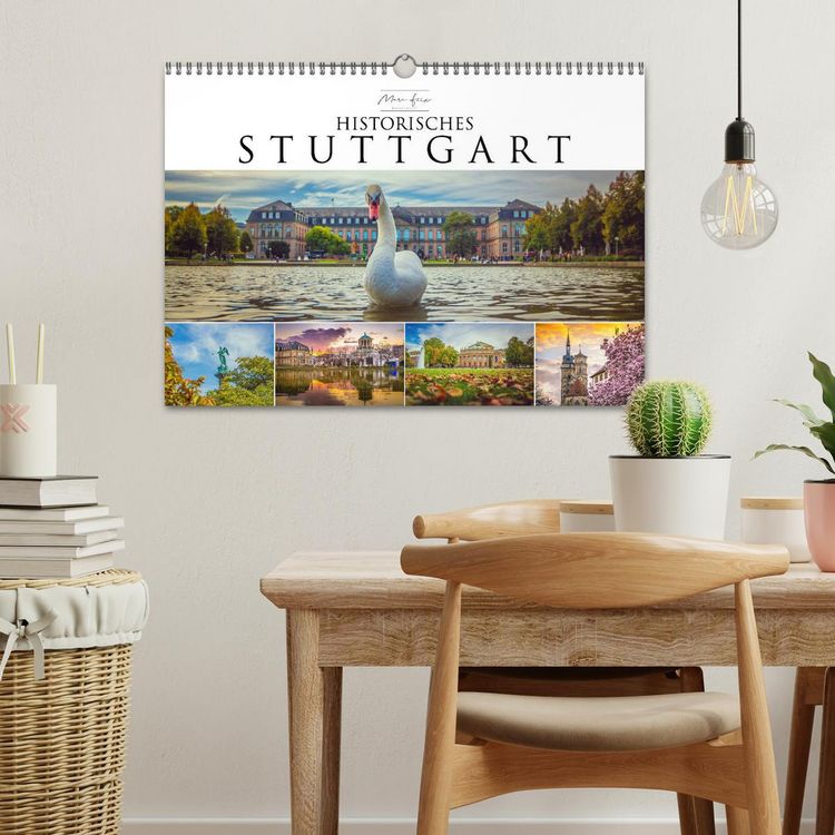 Produktbild: Historisches Stuttgart 2026 (Wandkalender 2026 DIN A3 quer), CALVENDO Monatskalender