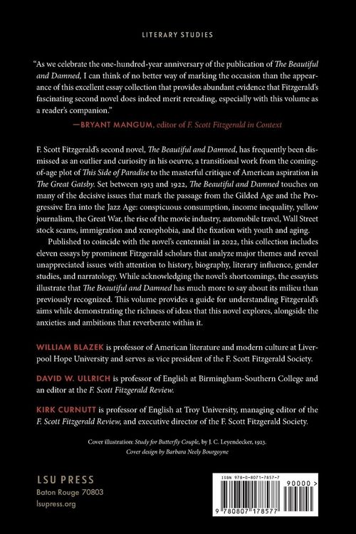 Produktbild: F. Scott Fitzgerald's the Beautiful and Damned