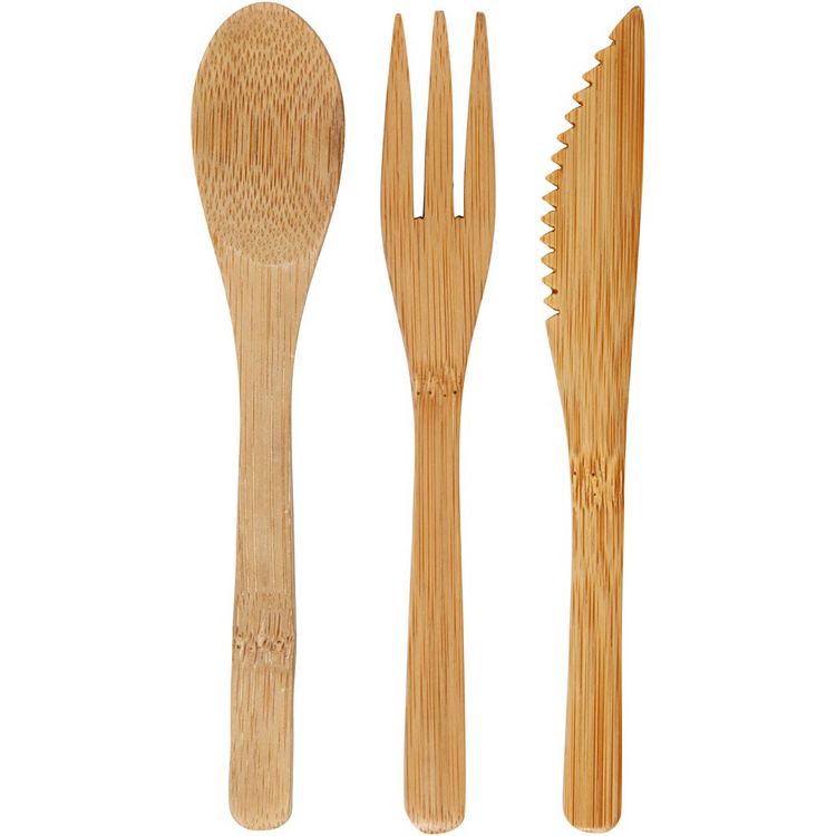 Creativ Company Bambus-Besteck, L 16 cm, 3 Teile/ 1 Set kaufen