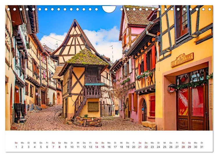 Produktbild: Eguisheim - M&auml;rchendorf im Elsass (Wandkalender 2026 DIN A4 quer), CALVENDO Monatskalender