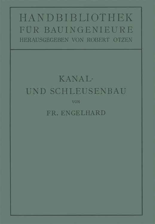 Produktbild: Kanal- und Schleusenbau