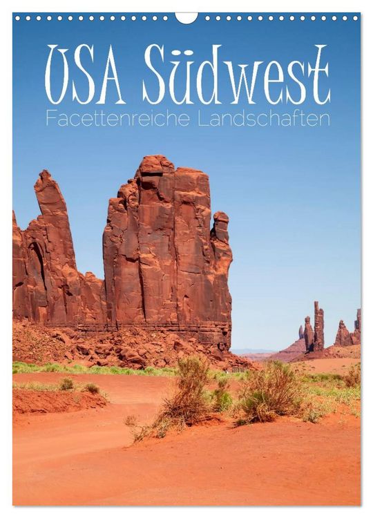 Produktbild: USA S&uuml;dwest Facettenreiche Landschaften (Wandkalender 2026 DIN A3 hoch), CALVENDO Monatskalender