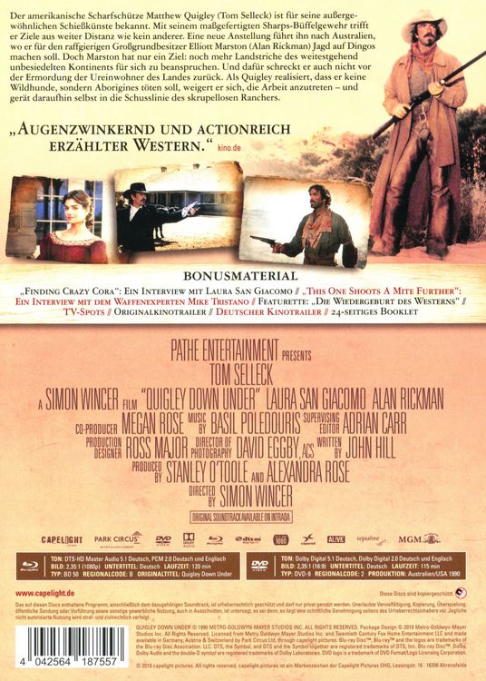 Produktbild: Quigley der Australier - 2-Disc Limited Collector&rsquo;s Edition im Mediabook (+ DVD)