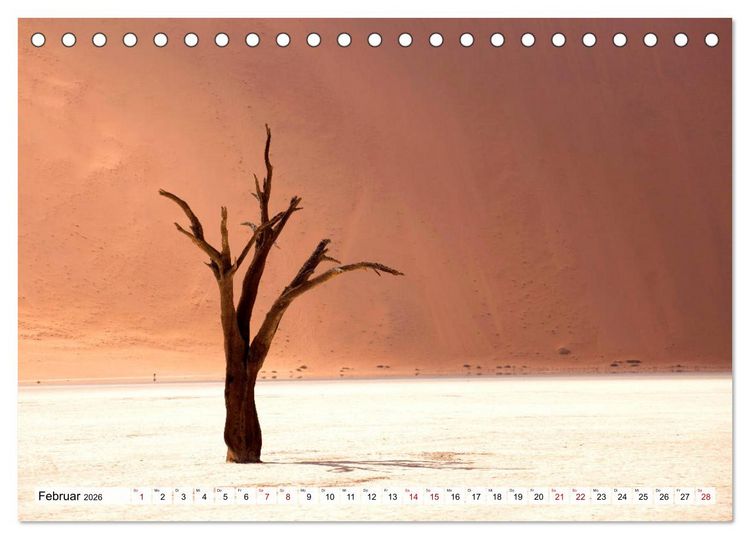 Produktbild: W&uuml;stenlandschaften (Tischkalender 2026 DIN A5 quer), CALVENDO Monatskalender