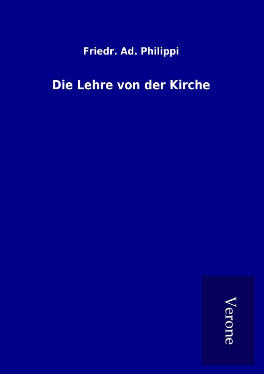 Produktbild: Die Lehre von der Kirche