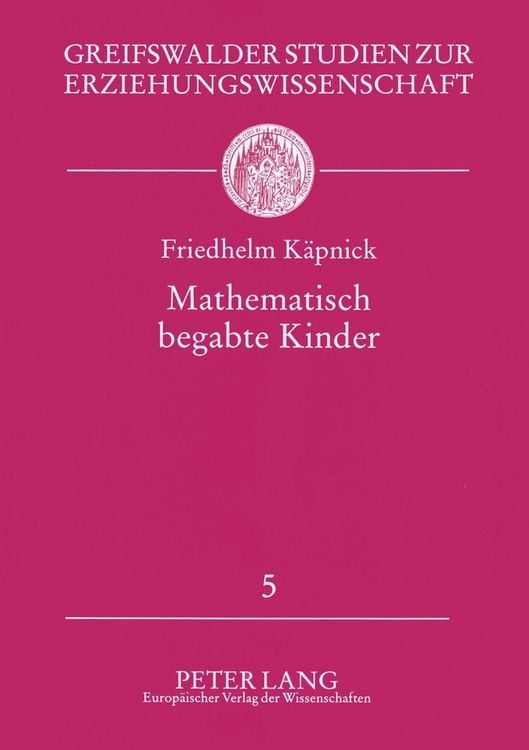 Produktbild: Mathematisch begabte Kinder