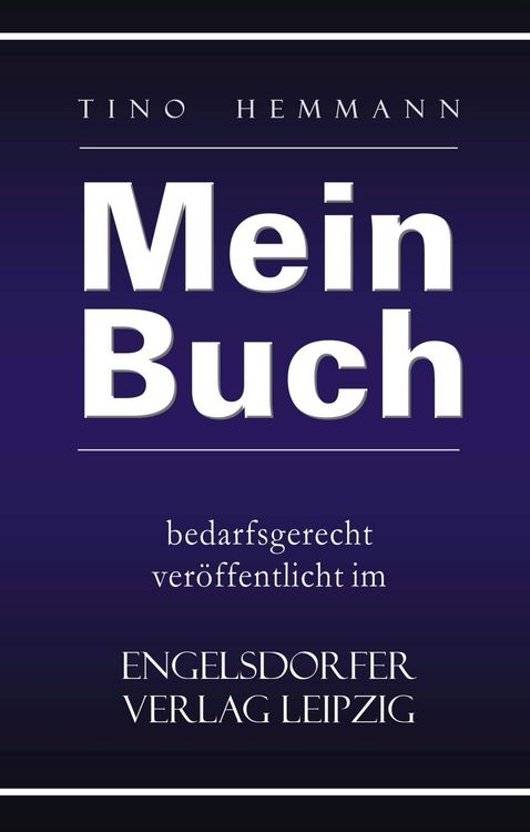 Produktbild: Mein Buch bedarfsgerecht ver&ouml;ffentlicht im Engelsdorfer Verlag