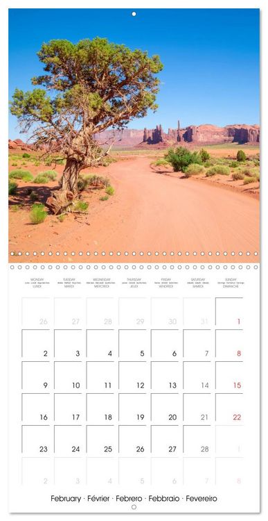 Produktbild: Monument Valley &ndash; Gorgeous Scenic Views (Wall Calendar 2026 12 &times; 12 Inch) CALVENDO 12 Month Wall Calendar