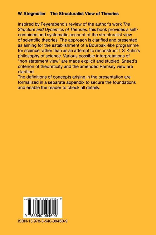 Produktbild: The Structuralist View of Theories