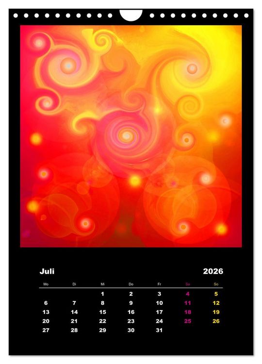 Produktbild: Energie-Spiralen 2026 (Wandkalender 2026 DIN A4 hoch), CALVENDO Monatskalender