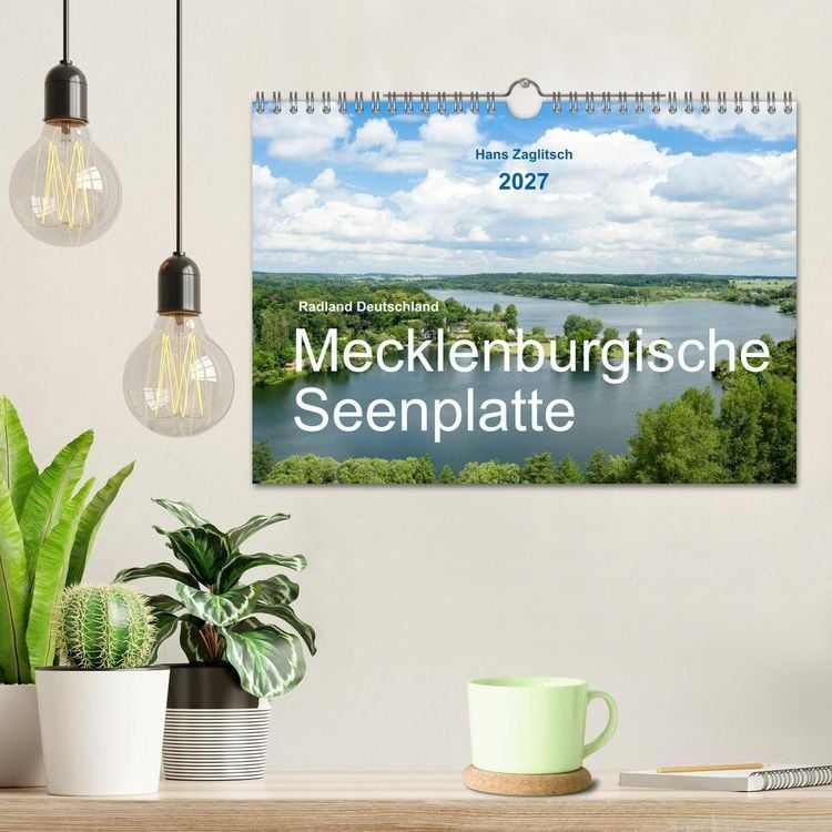 Produktbild: Radland Deutschland - Mecklenburgische Seenplatte (Wandkalender 2027 DIN A4 quer), CALVENDO Monatskalender