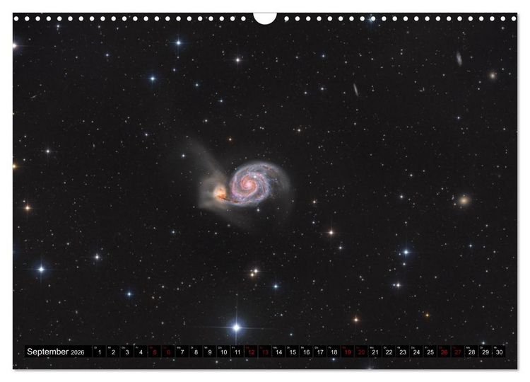 Produktbild: Galaxien im Universum (Wandkalender 2026 DIN A3 quer), CALVENDO Monatskalender