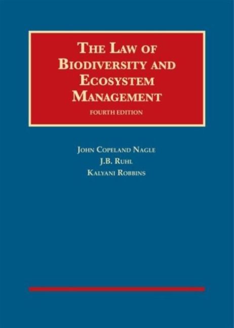 Produktbild: The Law of Biodiversity and Ecosystem Management