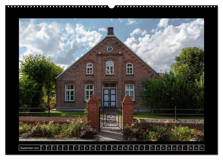 Produktbild: Rysum - Warfendorf in Ostfriesland (Wandkalender 2026 DIN A2 quer), CALVENDO Monatskalender