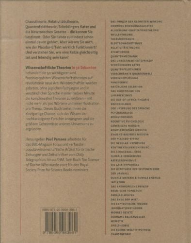 Produktbild: Wissenschaftliche Theorien in 30 Sekunden