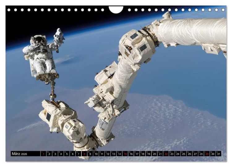 Produktbild: Missionen im Weltall (Wandkalender 2026 DIN A4 quer), CALVENDO Monatskalender