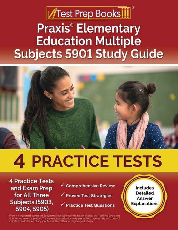 Produktbild: Praxis Elementary Education Multiple Subjects 5901 Study Guide