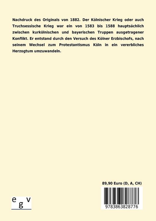 Produktbild: Der K&ouml;lnische Krieg