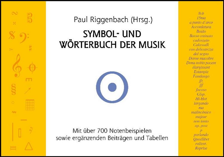 Produktbild: Symbol- und W&ouml;rterbuch der Musik