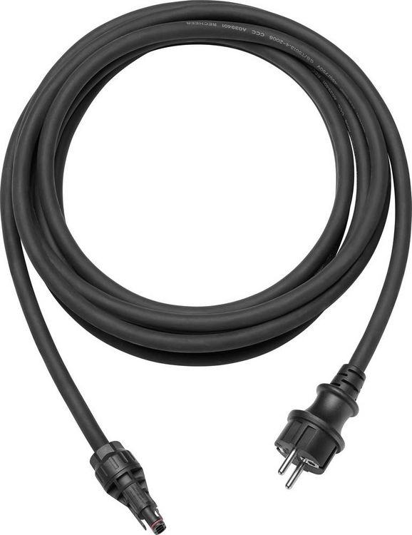 Produktbild: ECOFLOW STREAM BKW-AC Cable (5M) Anschlusskabel Schwarz