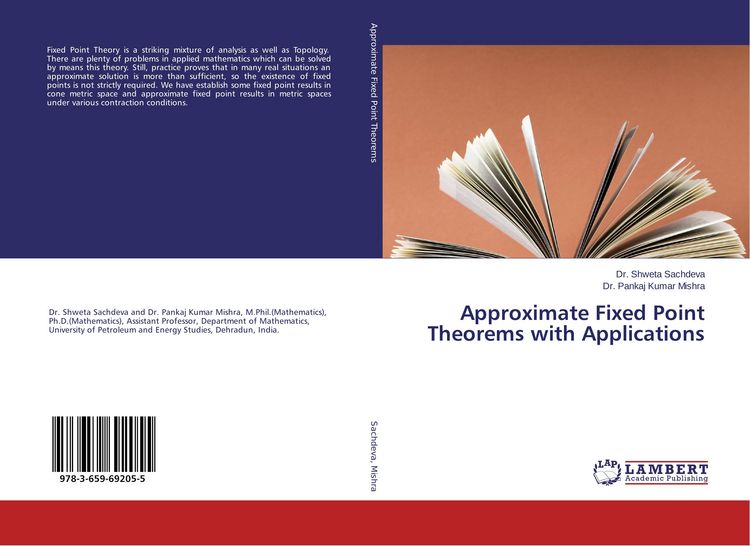 Produktbild: Approximate Fixed Point Theorems with Applications