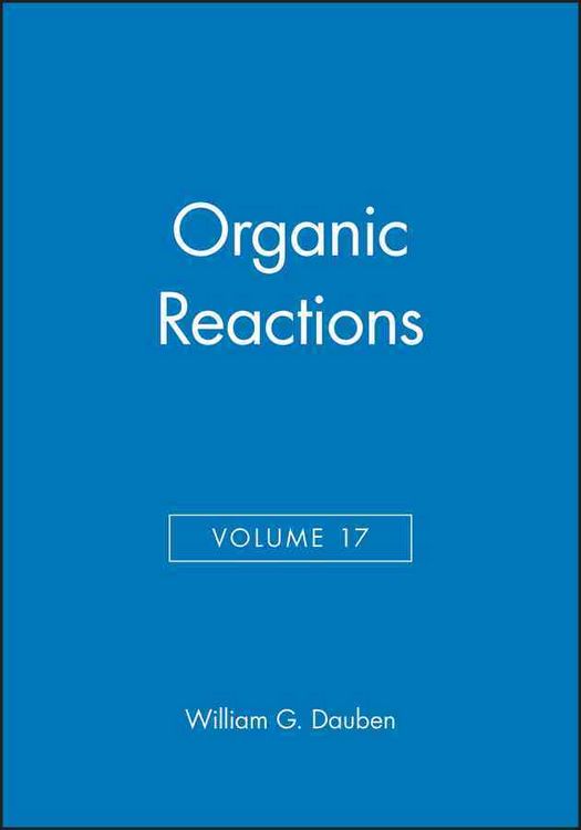 Produktbild: Organic Reactions, Volume 17