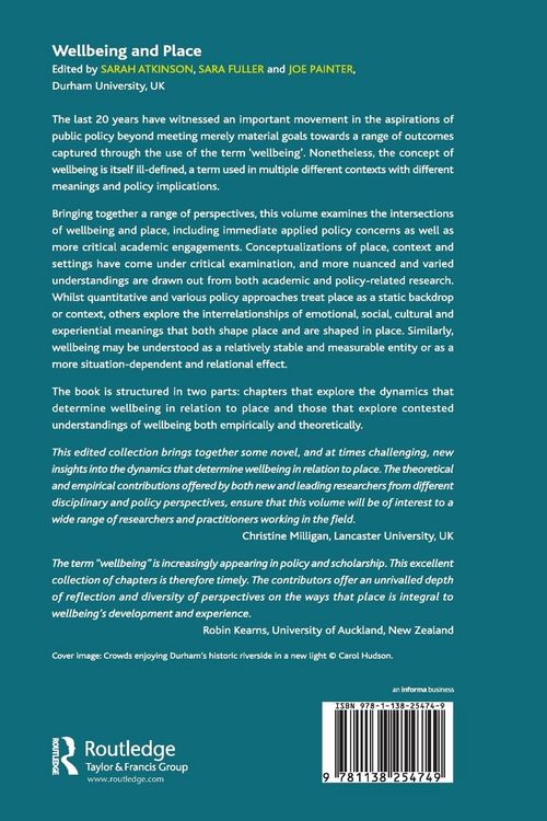 Produktbild: Wellbeing and Place