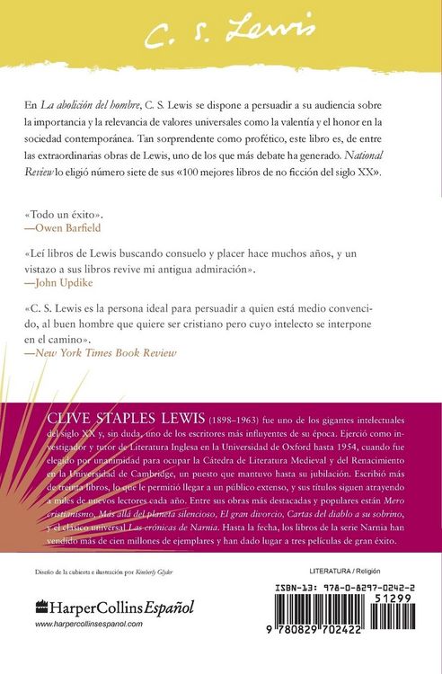 Produktbild: Abolici&oacute;n del Hombre