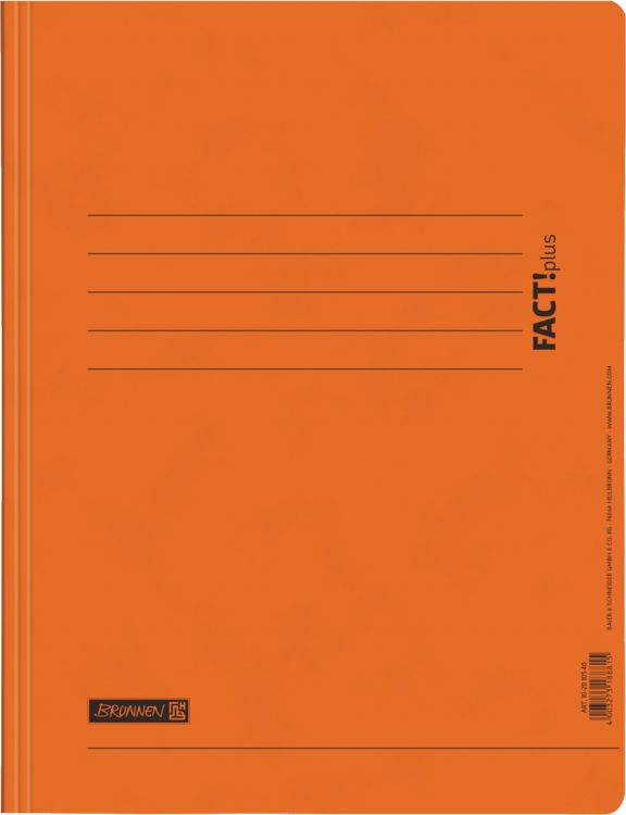 Produktbild: Brunnen Spiralhefter FACT!plus orange