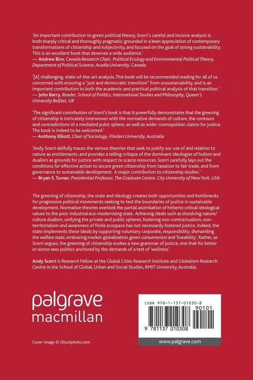 Produktbild: Greening Citizenship