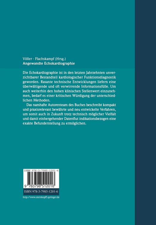 Produktbild: Angewandte Echokardiographie
