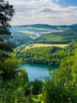 Produktbild: CALVENDO Puzzle Ein Motiv aus dem Kalender Zauberhafte Eifel | 1000 Teile Lege-Gr&ouml;&szlig;e 64x48cm Foto-Puzzle f&uuml;r gl&uuml;ckliche Stunden