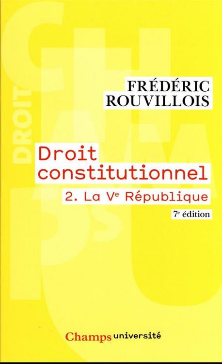 Produktbild: Droit Constitutionnel T2