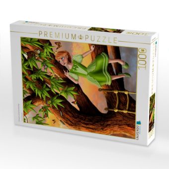 Produktbild: CALVENDO Puzzle Prinzessin und die Schmetterlinge | 1000 Teile Lege-Gr&ouml;&szlig;e 64x48cm Foto-Puzzle f&uuml;r gl&uuml;ckliche Stunden