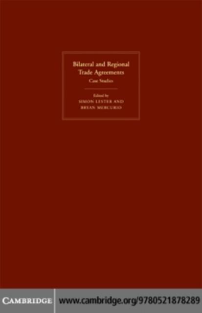 Produktbild: Bilateral and Regional Trade Agreements