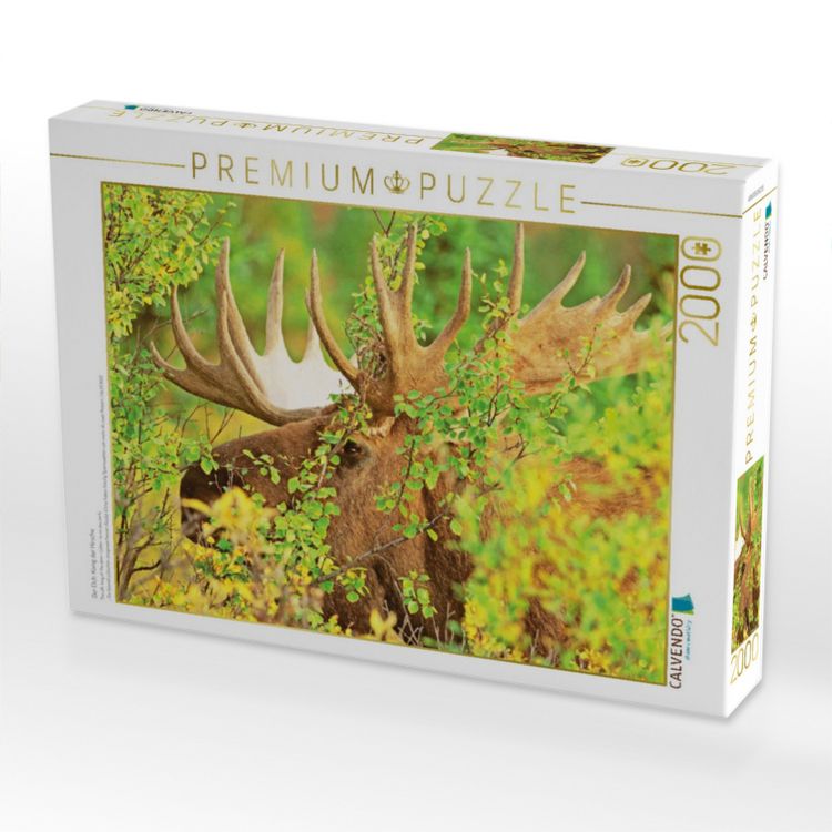 Produktbild: CALVENDO Puzzle Der Elch: K&ouml;nig der Hirsche | 2000 Teile Lege-Gr&ouml;&szlig;e 90x67cm Foto-Puzzle f&uuml;r gl&uuml;ckliche Stunden