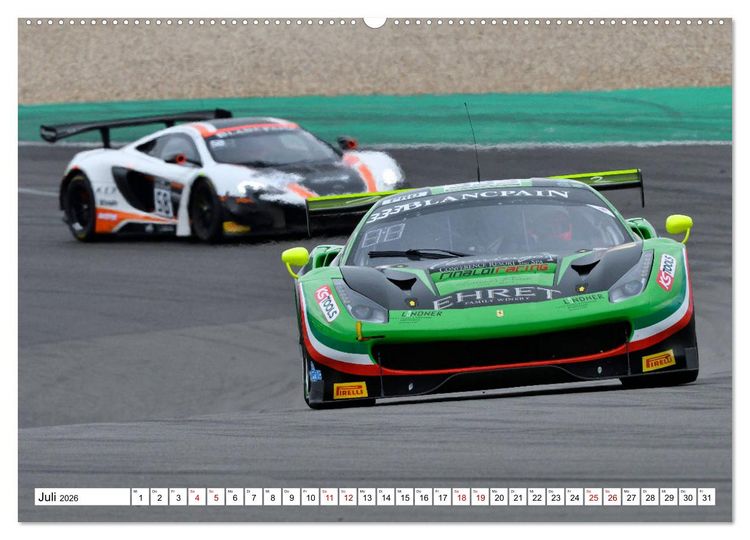 Produktbild: Faszination GT3 RACING (Wandkalender 2026 DIN A2 quer), CALVENDO Monatskalender