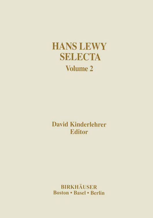 Produktbild: Hans Lewy Selecta