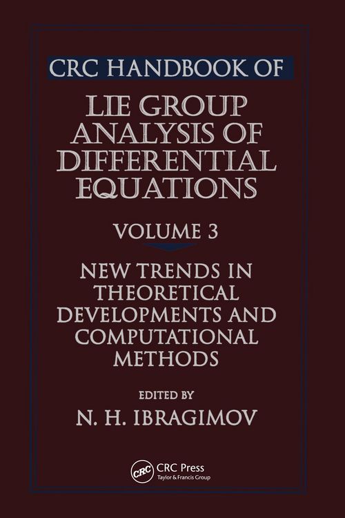 Produktbild: CRC Handbook of Lie Group Analysis of Differential Equations, Volume III
