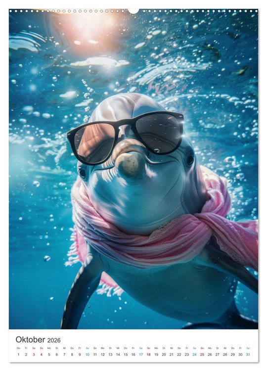 Produktbild: Tierische Sommerfreunde (hochwertiger Premium Wandkalender 2026 DIN A2 hoch), Kunstdruck in Hochglanz